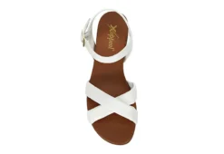 Xappeal Womens Rayna Sandal - White -Deals All Walk Styles Store US 01 203330 05