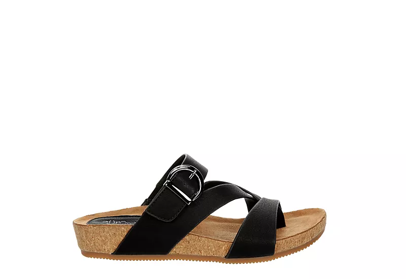 Eurosoft Womens Gladis Sandal - Black 2 Eurosoft Womens Gladis Sandal - Black - Image 2