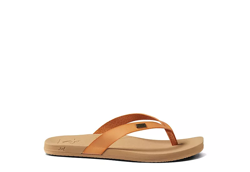 Reef Womens Stella Court Flip Flop Sandal - Orange 2 Reef Womens Stella Court Flip Flop Sandal - Orange - Image 2