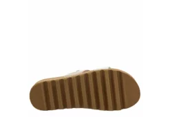 Reef Womens Banded Horizon Hi Slide Sandal - Sand -Deals All Walk Styles Store US 01 203342 06