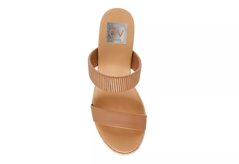 Dv By Dolce Vita Womens Effie Wedge Sandal - Tan 6 Dv By Dolce Vita Womens Effie Wedge Sandal - Tan - Image 6