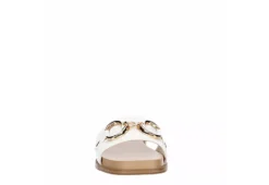 Michael By Michael Shannon Womens Jade Slide Sandal - White -Deals All Walk Styles Store US 01 203385 02