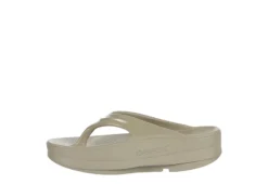 Oofos Womens Oomega Flip Flop Sandal - Khaki -Deals All Walk Styles Store US 01 203392 03