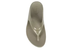Oofos Womens Oomega Flip Flop Sandal - Khaki -Deals All Walk Styles Store US 01 203392 05
