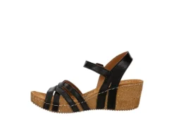 Bjorndal Womens Lily Wedge Sandal - Black -Deals All Walk Styles Store US 01 203399 03