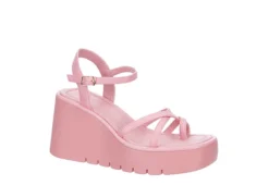 Madden Girl Womens Vaultt Wedge Sandal - Pink