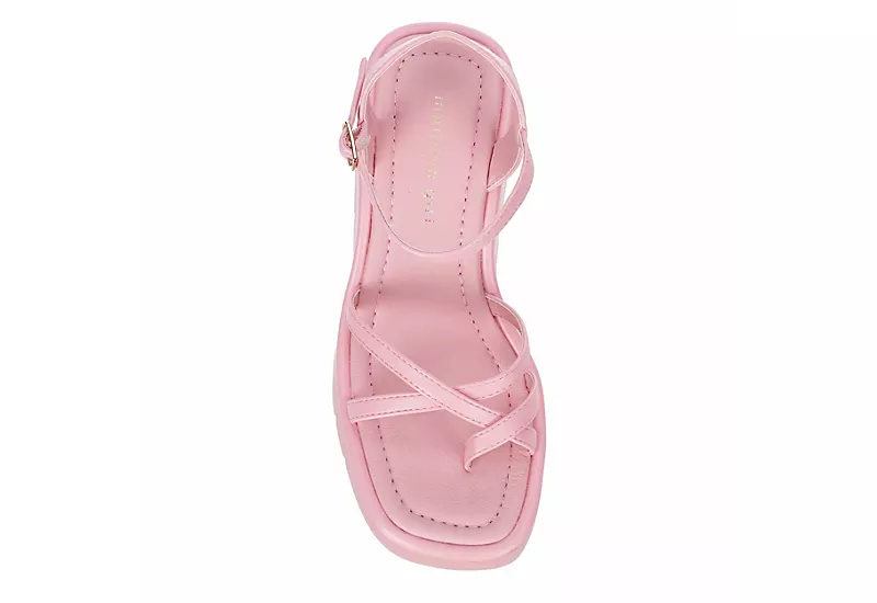 Madden Girl Womens Vaultt Wedge Sandal - Pink 6 Madden Girl Womens Vaultt Wedge Sandal - Pink - Image 6
