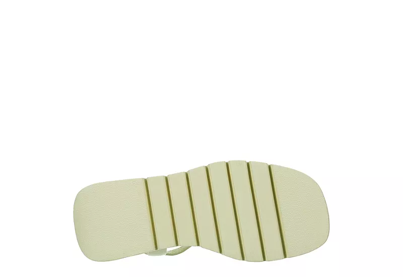 Madden Girl Womens Vaultt Wedge Sandal - Pale Green 7 Madden Girl Womens Vaultt Wedge Sandal - Pale Green - Image 7