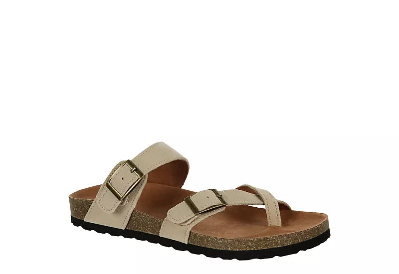 White Mountain Womens Gracie Footbed Sandal - Tan 1 White Mountain Womens Gracie Footbed Sandal - Tan
