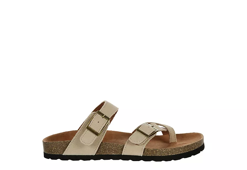 White Mountain Womens Gracie Footbed Sandal - Tan 2 White Mountain Womens Gracie Footbed Sandal - Tan - Image 2