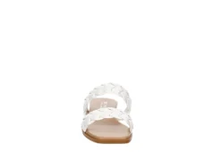 Michael By Michael Shannon Womens Patrice Wedge Sandal - White -Deals All Walk Styles Store US 01 203429 02