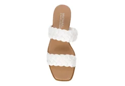 Michael By Michael Shannon Womens Patrice Wedge Sandal - White -Deals All Walk Styles Store US 01 203429 05