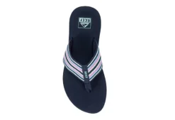 Reef Womens Spring Woven Flip Flop Sandal - Navy -Deals All Walk Styles Store US 01 203441 05