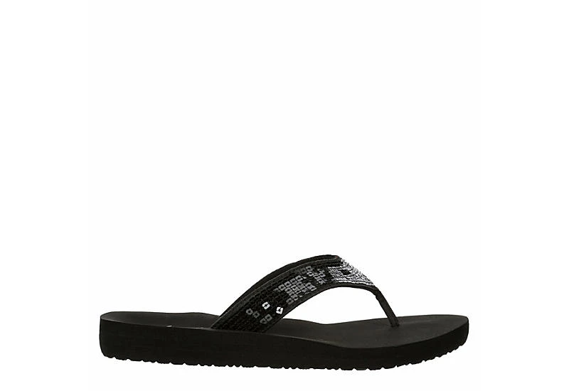 Xappeal Womens Samantha Flip Flop Sandal - Black 2 Xappeal Womens Samantha Flip Flop Sandal - Black - Image 2