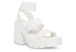 Madden Girl Womens Templee Platform Sandal - White