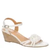 Lauren Blakwell Womens Etta Sandal - Ivory