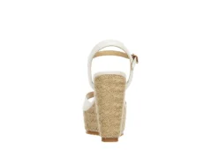 Xappeal Womens Sierra Wedge Sandal - White -Deals All Walk Styles Store US 01 203502 04