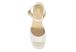 Xappeal Womens Sierra Wedge Sandal - White -Deals All Walk Styles Store US 01 203502 05