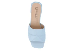 Journee Collection Womens Elidia Slip On Sandal - Blue -Deals All Walk Styles Store US 01 203583 05