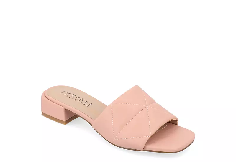 Journee Collection Womens Elidia Slip On Sandal - Blush 1 Journee Collection Womens Elidia Slip On Sandal - Blush