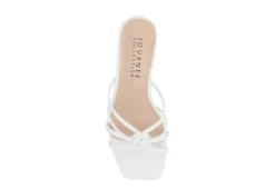 Journee Collection Womens Blayke Wedge Slip On Sandal - White 12 Journee Collection Womens Blayke Wedge Slip On Sandal - White -Deals All Walk Styles Store US 01 203653 05