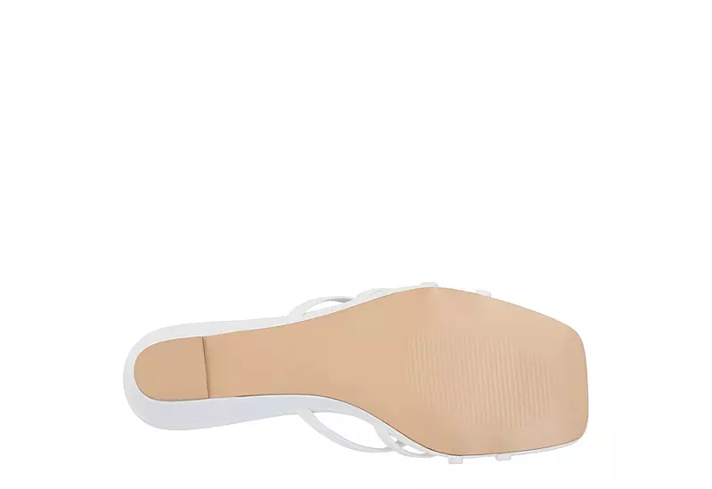 Journee Collection Womens Blayke Wedge Slip On Sandal - White 7 Journee Collection Womens Blayke Wedge Slip On Sandal - White - Image 7