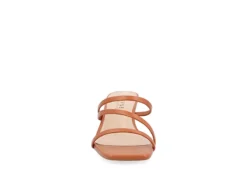 Journee Collection Womens Takarah Low Wedge Sandal - Brown -Deals All Walk Styles Store US 01 203885 02