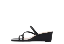 Journee Collection Womens Takarah Wedge Slip On Sandal - Black 10 Journee Collection Womens Takarah Wedge Slip On Sandal - Black -Deals All Walk Styles Store US 01 203888 03