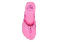 Reef Womens Sandy Hi Flip Flop Sandal - Pink -Deals All Walk Styles Store US 01 203907 02