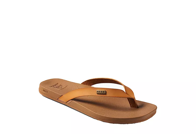 Reef Womens Stella Court Flip Flop Sandal - Natural 1 Reef Womens Stella Court Flip Flop Sandal - Natural