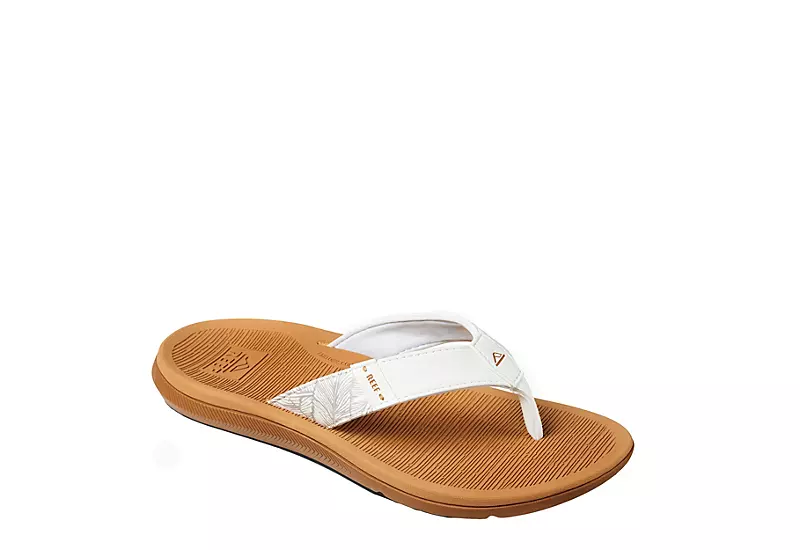 Reef Womens Santa Ana Flip Flop Sandal - White 1 Reef Womens Santa Ana Flip Flop Sandal - White