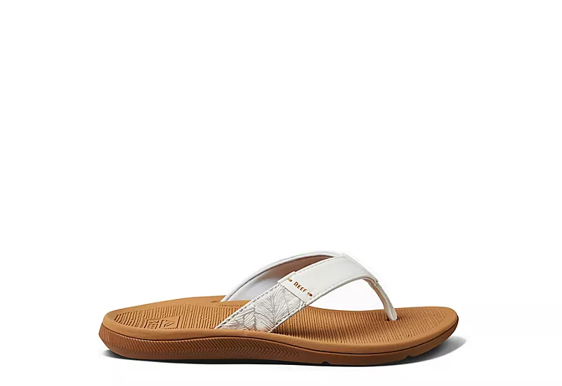 Reef Womens Santa Ana Flip Flop Sandal - White 2 Reef Womens Santa Ana Flip Flop Sandal - White - Image 2