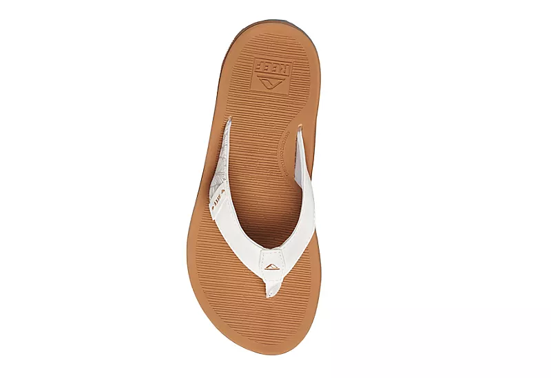 Reef Womens Santa Ana Flip Flop Sandal - White 4 Reef Womens Santa Ana Flip Flop Sandal - White - Image 4