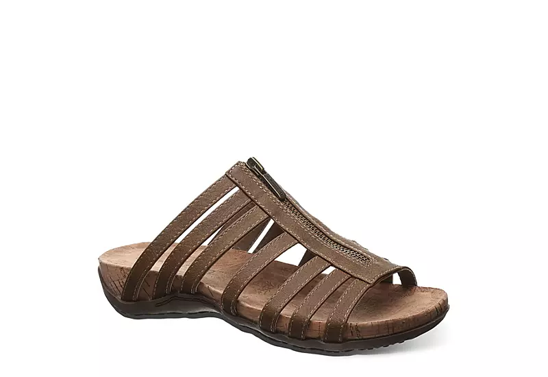 Bearpaw Womens Sabrina Slide Sandal - Brown 1 Bearpaw Womens Sabrina Slide Sandal - Brown