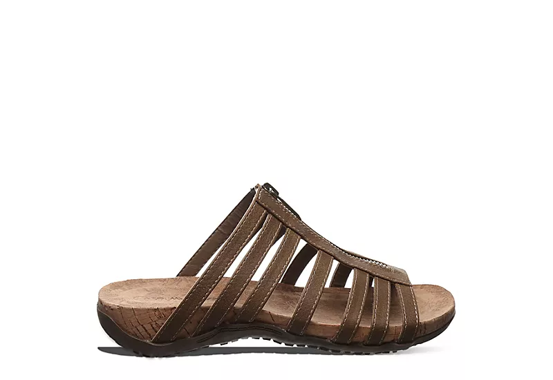 Bearpaw Womens Sabrina Slide Sandal - Brown 2 Bearpaw Womens Sabrina Slide Sandal - Brown - Image 2