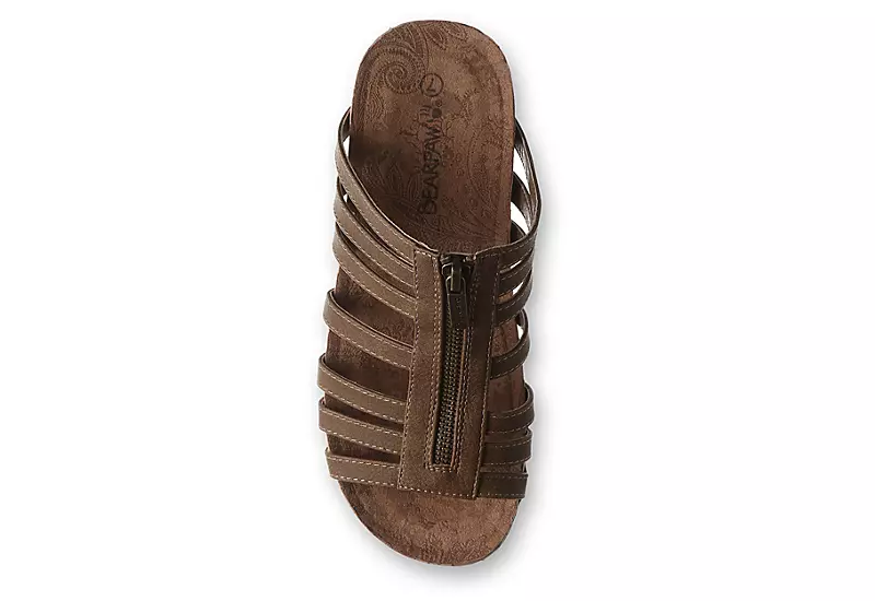 Bearpaw Womens Sabrina Slide Sandal - Brown 6 Bearpaw Womens Sabrina Slide Sandal - Brown - Image 6