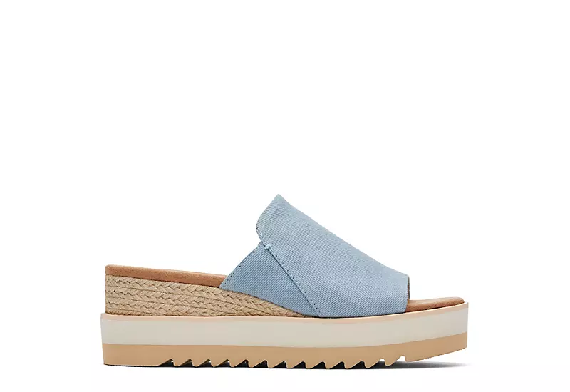 Toms Womens Diana Mule Sandal - Denim 2 Toms Womens Diana Mule Sandal - Denim - Image 2