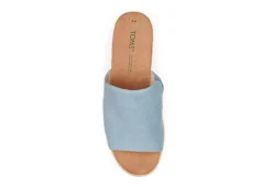Toms Womens Diana Mule Sandal - Denim 10 Toms Womens Diana Mule Sandal - Denim -Deals All Walk Styles Store US 01 204096 03