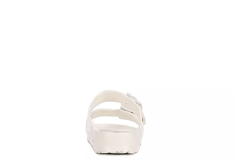 Birkenstock Womens Arizona Essentials Slide Sandal - White 5 Birkenstock Womens Arizona Essentials Slide Sandal - White - Image 5