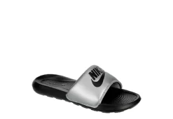 Nike Womens Victori One Slide Sandal - Silver