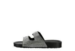 Madden Girl Womens Teddy Footbed Slide Sandal - Black -Deals All Walk Styles Store US 01 250030 03