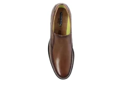 Florsheim Mens Midtown Moc Toe Slip On Oxford - Cognac -Deals All Walk Styles Store US 01 300008 05