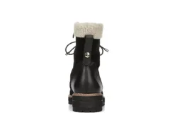 Franco Sarto Womens Rosella Combat Boot - Black -Deals All Walk Styles Store US 01 300159 04