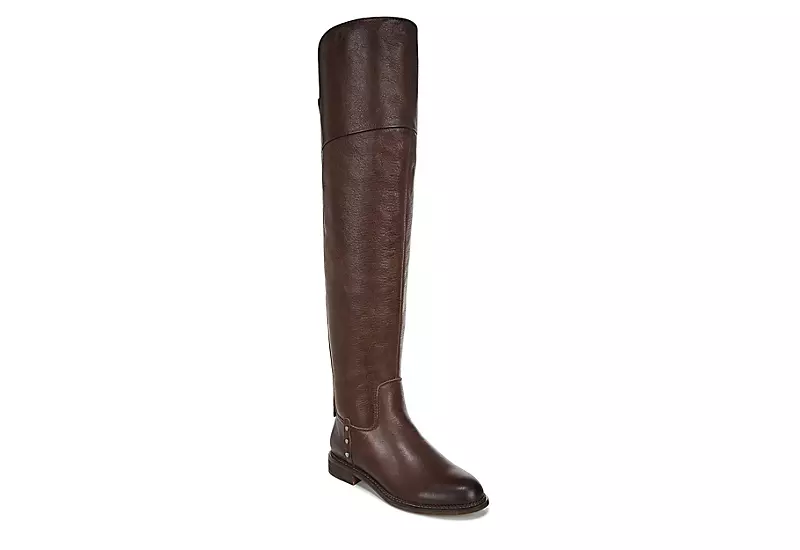Franco Sarto Womens Haleen Wide Calf Over The Knee Boot - Brown 1 Franco Sarto Womens Haleen Wide Calf Over The Knee Boot - Brown