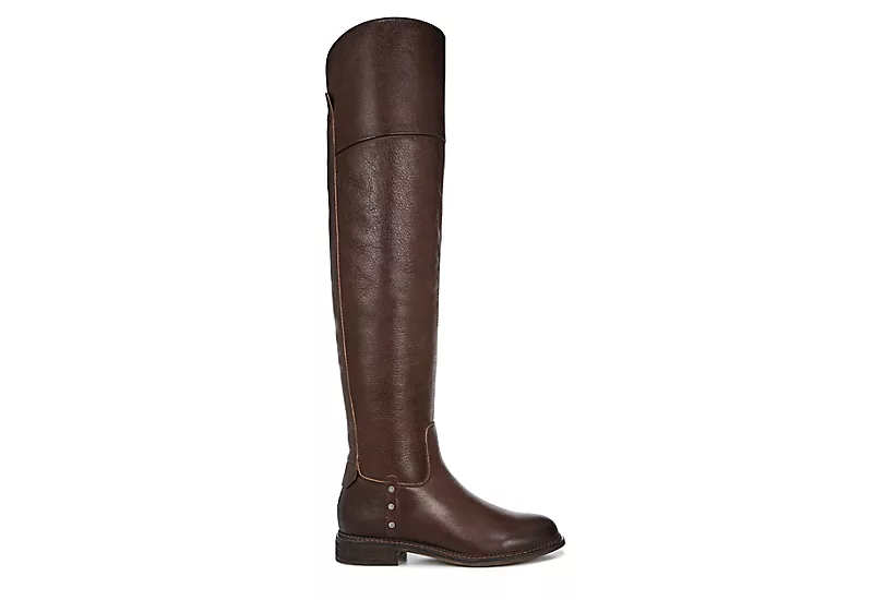 Franco Sarto Womens Haleen Wide Calf Over The Knee Boot - Brown 2 Franco Sarto Womens Haleen Wide Calf Over The Knee Boot - Brown - Image 2