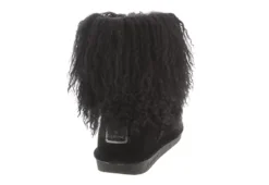 Bearpaw Womens Boo Fur Boot - Black -Deals All Walk Styles Store US 01 300708 04