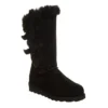 Bearpaw Womens Genevieve Fur Boot - Black