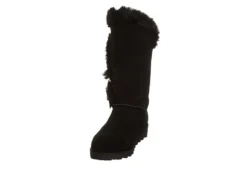 Bearpaw Womens Genevieve Fur Boot - Black -Deals All Walk Styles Store US 01 300751 02