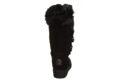 Bearpaw Womens Genevieve Fur Boot - Black -Deals All Walk Styles Store US 01 300751 04