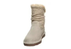 Bearpaw Womens Virginia Fur Boot - White -Deals All Walk Styles Store US 01 300825 02
